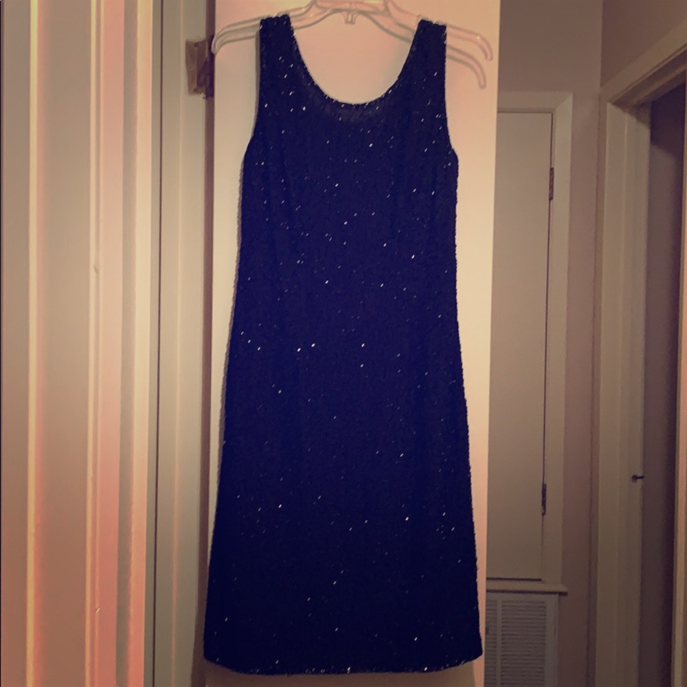 Black cocktail dress